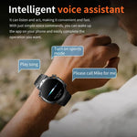 Smartwatch sportivo GPS HT42 da 1,7 pollici con supporto per chiamate Bluetooth, monitoraggio della frequenza cardiaca e del sonno.