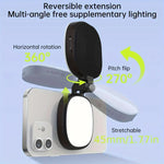 Specchio magnetico portatile con luce LED 3 modalità