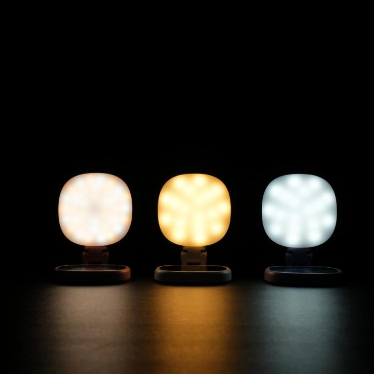 Specchio magnetico portatile con luce LED 3 modalità