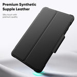 Custodia in pelle con supporto magnetico girevole a nido d'ape per tablet smart, For Samsung Galaxy Tab A11+ / A9+, For Samsung Galaxy Tab A11 / A9