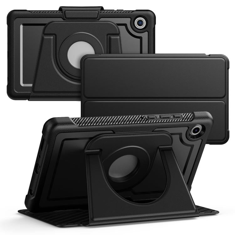 Custodia in pelle con supporto magnetico girevole a nido d'ape per tablet smart, For Samsung Galaxy Tab A11+ / A9+, For Samsung Galaxy Tab A11 / A9