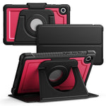 Custodia in pelle con supporto magnetico girevole a nido d'ape per tablet smart, For Samsung Galaxy Tab A11+ / A9+, For Samsung Galaxy Tab A11 / A9