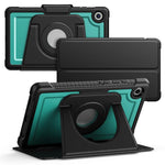 Custodia in pelle con supporto magnetico girevole a nido d'ape per tablet smart, For Samsung Galaxy Tab A11+ / A9+, For Samsung Galaxy Tab A11 / A9