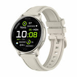 Smartwatch sportivo ultrasottile HT43 da 1,32 pollici con GPS, supporta chiamate Bluetooth, monitoraggio della frequenza cardiaca e del sonno.