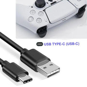 Batteria di ricambio da 2800 mAh con cavo di ricarica per controller di gioco Sony PS5.