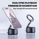 Supporto magnetico multifunzionale per telefono A5 con altoparlante Bluetooth, A5 (Black), A5 (Dark Blue)