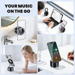 Supporto magnetico multifunzionale per telefono A5 con altoparlante Bluetooth, A5 (Black), A5 (Dark Blue)