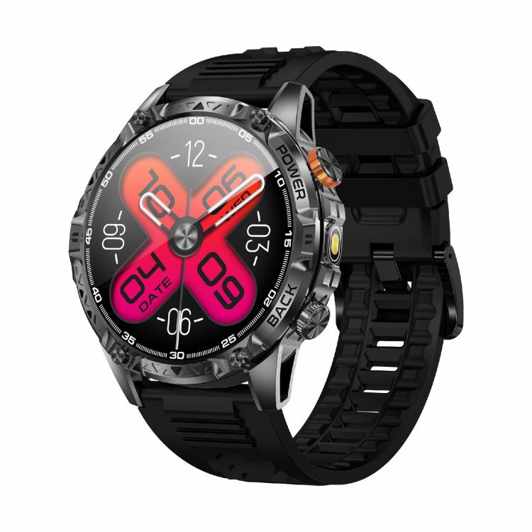 Smartwatch sportivo YK16 da 1,7 pollici con supporto per il monitoraggio della frequenza cardiaca e del sonno.
