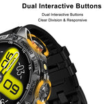 Smartwatch sportivo YK16 da 1,7 pollici con supporto per il monitoraggio della frequenza cardiaca e del sonno.
