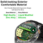 Smartwatch sportivo YK16 da 1,7 pollici con supporto per il monitoraggio della frequenza cardiaca e del sonno.
