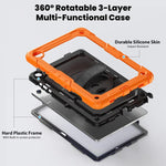 Custodia ibrida in silicone per PC e tablet con tracolla, For Samsung Galaxy Tab A11+ / A9+