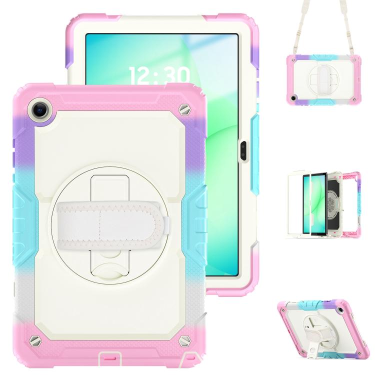 Custodia ibrida in silicone per PC e tablet con tracolla, For Samsung Galaxy Tab A11+ / A9+