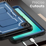 Custodia per tablet PC in TPE con supporto a nido d'ape e rivestimento idrorepellente., For Samsung Galaxy Tab A11+ / A9+, For Samsung Galaxy Tab A11 / A9