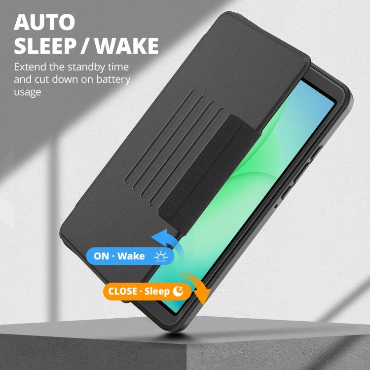 Custodia per tablet in pelle con supporto magnetico Smart B., For Samsung Galaxy Tab A11+ / A9+, For Samsung Galaxy Tab A11 / A9