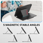 Custodia per tablet in pelle con supporto magnetico Smart B., For Samsung Galaxy Tab A11+ / A9+, For Samsung Galaxy Tab A11 / A9
