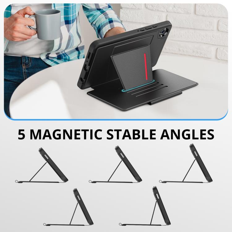 Custodia per tablet in pelle con supporto magnetico Smart B., For Samsung Galaxy Tab A11+ / A9+, For Samsung Galaxy Tab A11 / A9