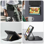 Custodia per tablet in pelle con supporto magnetico Smart B., For Samsung Galaxy Tab A11+ / A9+, For Samsung Galaxy Tab A11 / A9