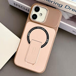 Custodia magnetica ibrida in TPU e PC con supporto, effetto pelle., For iPhone 17 Pro Max, For iPhone 17 Pro, For iPhone 17, For iPhone 16 Pro Max