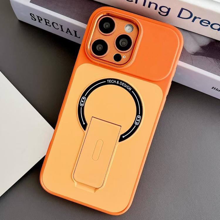 Custodia magnetica ibrida in TPU e PC con supporto, effetto pelle., For iPhone 16 Pro, For iPhone 16, For iPhone 15 Pro Max, For iPhone 15 Pro