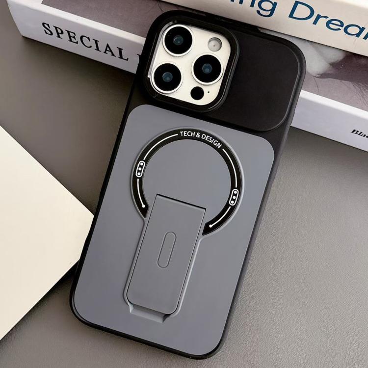 Custodia magnetica ibrida in TPU e PC con supporto, effetto pelle., For iPhone 15, For iPhone 14, For iPhone 14 Pro, For iPhone 14 Pro Max