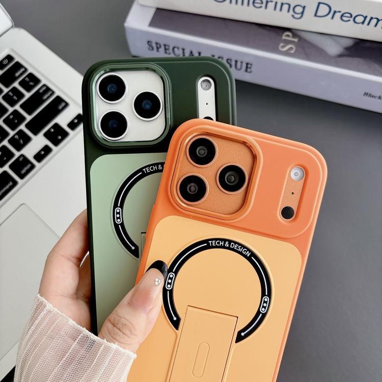 Custodia magnetica ibrida in TPU e PC con supporto, effetto pelle., For iPhone 13 Pro Max, For iPhone 13 Pro, For iPhone 13