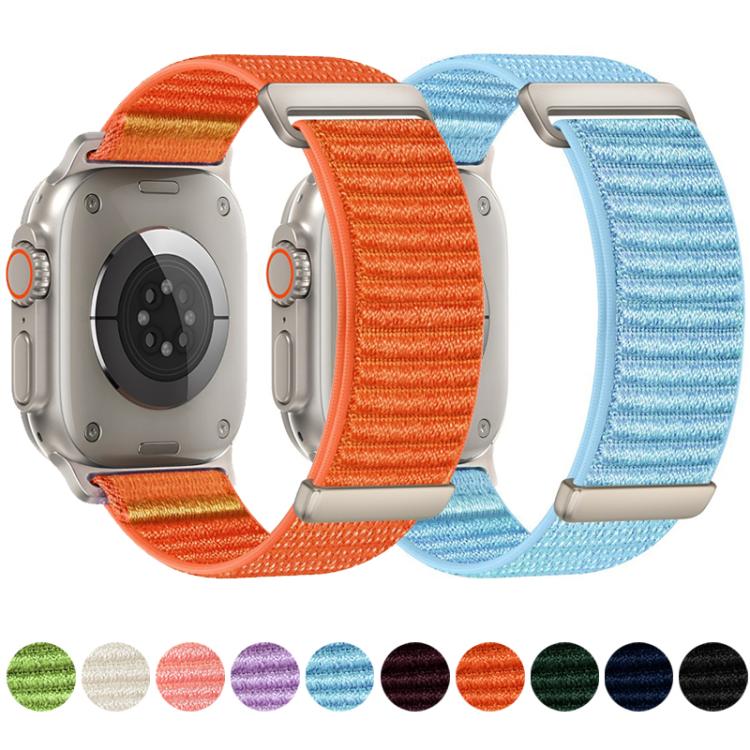 Cinturino per orologio xDfind in nylon a due sezioni con motivo montano., For Apple Watch 42 / 44 / 45 / 46 / 49mm, For Apple Watch 38 / 40 / 41 / S11 42mm