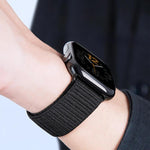 Cinturino per orologio xDfind in nylon a due sezioni con motivo montano., For Apple Watch 42 / 44 / 45 / 46 / 49mm, For Apple Watch 38 / 40 / 41 / S11 42mm
