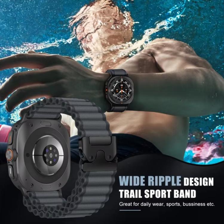 Cinturino per orologio sportivo fuoristrada in nylon con fibbia a paracadute xDfind, For Samsung Galaxy Watch8 / Watch8 Classic