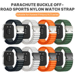 Cinturino per orologio sportivo fuoristrada in nylon con fibbia a paracadute xDfind, For Huawei Watch Fit4 Pro / Fit4 / Fit3