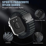 Cinturino per orologio sportivo fuoristrada in nylon con fibbia a paracadute xDfind, For Huawei Watch Fit4 Pro / Fit4 / Fit3