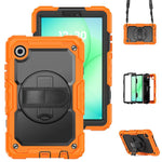 Custodia ibrida in silicone per PC e tablet con tracolla, For Samsung Galaxy Tab A11 / A9
