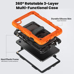 Custodia ibrida in silicone per PC e tablet con tracolla, For Samsung Galaxy Tab A11 / A9