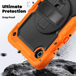 Custodia ibrida in silicone per PC e tablet con tracolla, For Samsung Galaxy Tab A11 / A9