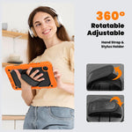 Custodia ibrida in silicone per PC e tablet con tracolla, For Samsung Galaxy Tab A11 / A9