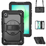 Custodia ibrida in silicone per PC e tablet con tracolla, For Samsung Galaxy Tab A11 / A9