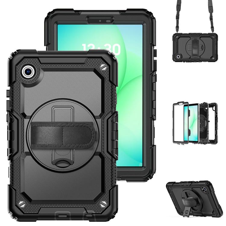 Custodia ibrida in silicone per PC e tablet con tracolla, For Samsung Galaxy Tab A11 / A9