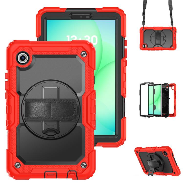 Custodia ibrida in silicone per PC e tablet con tracolla, For Samsung Galaxy Tab A11 / A9