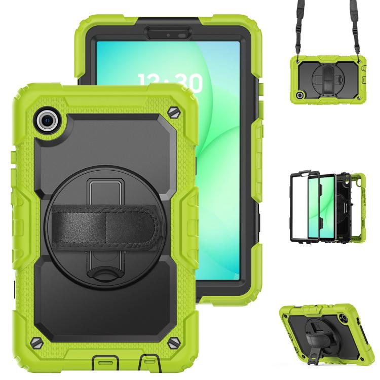 Custodia ibrida in silicone per PC e tablet con tracolla, For Samsung Galaxy Tab A11 / A9