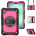 Custodia ibrida in silicone per PC e tablet con tracolla, For Samsung Galaxy Tab A11 / A9