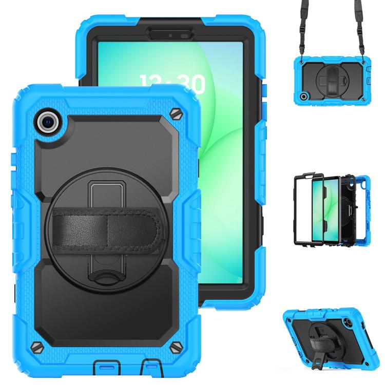 Custodia ibrida in silicone per PC e tablet con tracolla, For Samsung Galaxy Tab A11 / A9