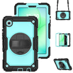 Custodia ibrida in silicone per PC e tablet con tracolla, For Samsung Galaxy Tab A11 / A9