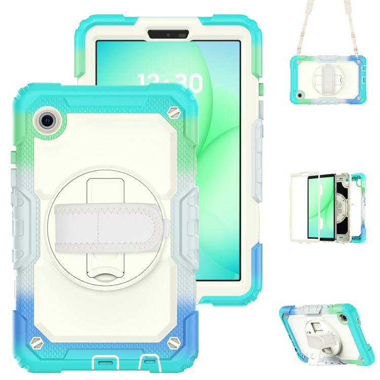 Custodia ibrida in silicone per PC e tablet con tracolla, For Samsung Galaxy Tab A11 / A9