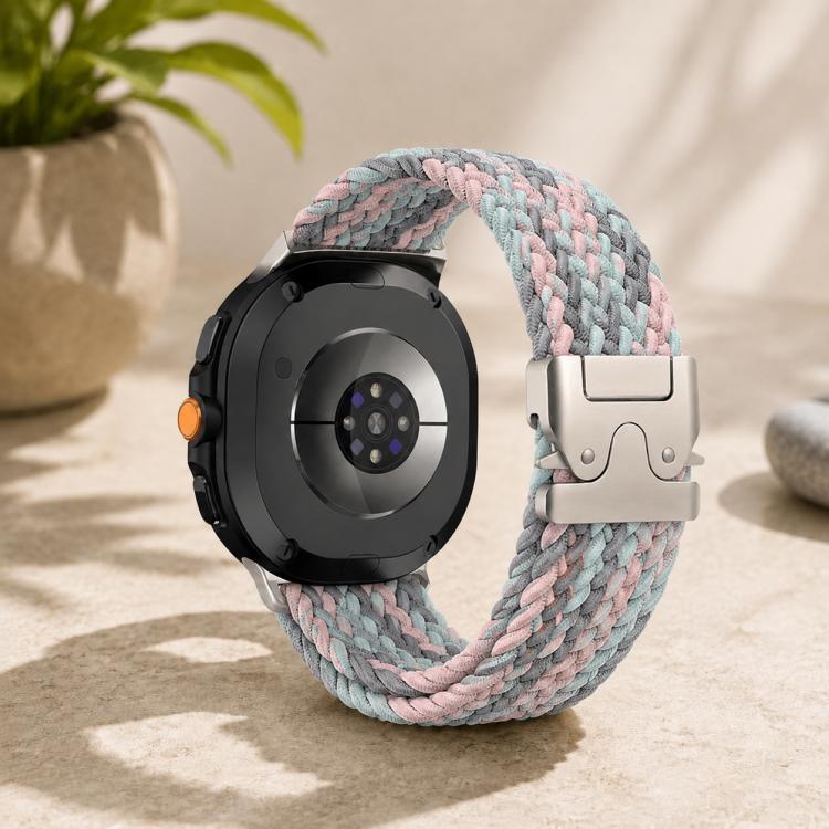 Cinturino per orologio xDfind con fibbia a paracadute e passante in nylon intrecciato., For Samsung Galaxy Watch8 / Watch8 Classic