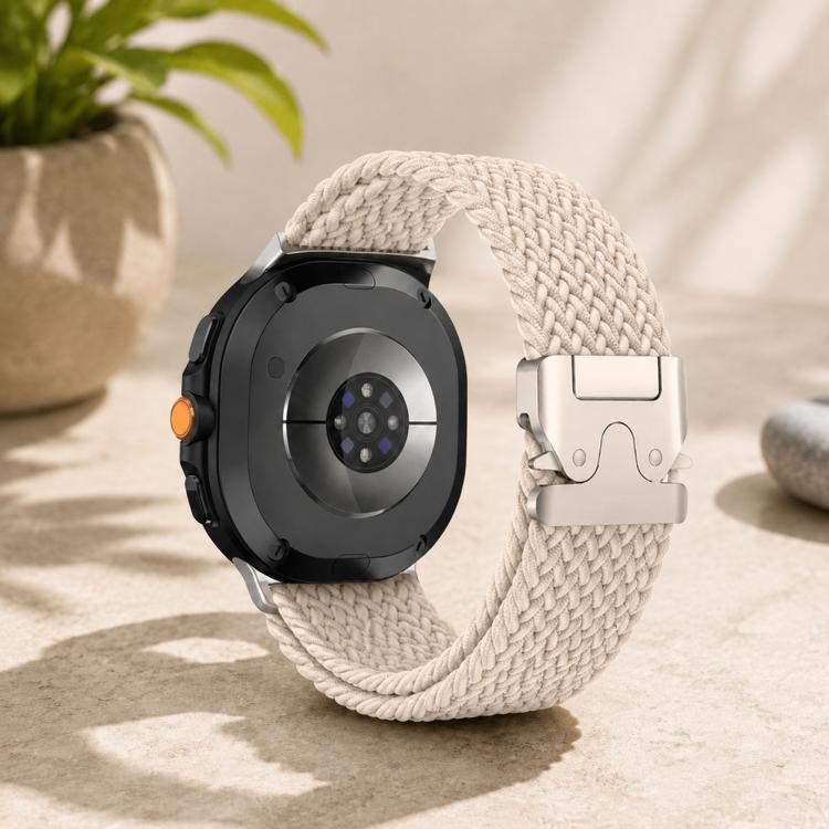 Cinturino per orologio xDfind con fibbia a paracadute e passante in nylon intrecciato., For Samsung Galaxy Watch8 / Watch8 Classic