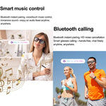 Occhiali intelligenti XK One Mac 8MP con controllo vocale touch, lenti a colori variabili e intelligenza artificiale.
