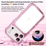 Custodia per telefono in TPU antiurto con motivo a stella intrecciata e diamante, galvanizzata., For iPhone 17 Pro Max, For iPhone 17 Pro, For iPhone 17, For iPhone 16 Pro Max