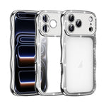Custodia per telefono in TPU antiurto con motivo a stella intrecciata e diamante, galvanizzata., For iPhone 17 Pro Max, For iPhone 17 Pro, For iPhone 17, For iPhone 16 Pro Max
