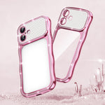 Custodia per telefono in TPU antiurto con motivo a stella intrecciata e diamante, galvanizzata., For iPhone 17 Pro Max, For iPhone 17 Pro, For iPhone 17, For iPhone 16 Pro Max