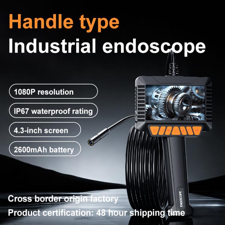 Endoscopio industriale P270 con schermo HD da 4,3 pollici., 8mm Single Lens / 2m, 8mm Single Lens / 5m, 8mm Single Lens / 10m