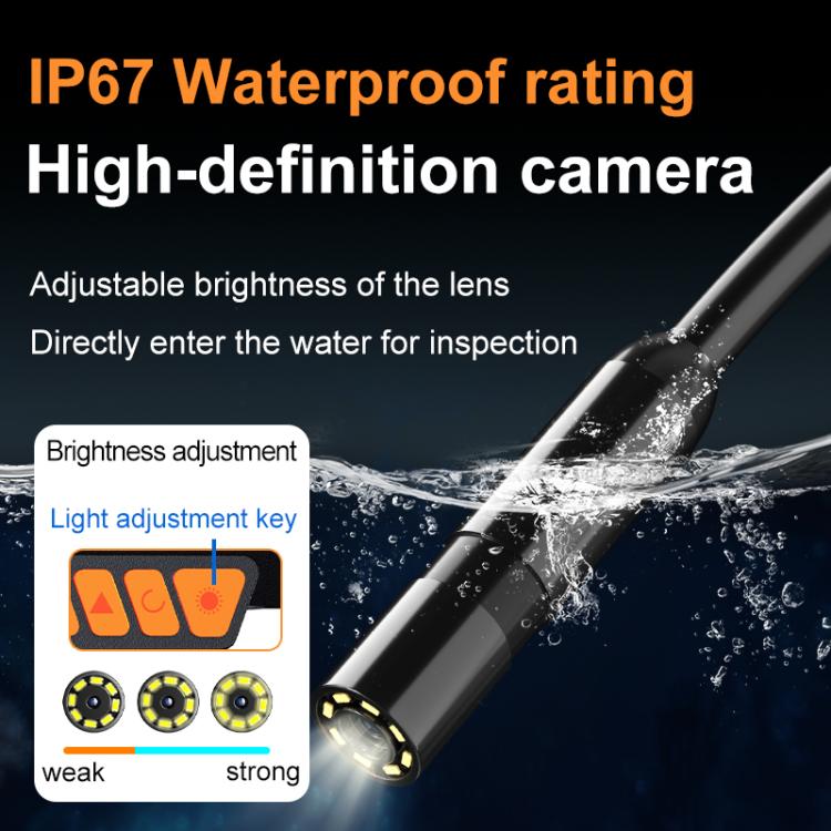 Endoscopio industriale P270 con schermo HD da 4,3 pollici., 8mm Single Lens / 2m, 8mm Single Lens / 5m, 8mm Single Lens / 10m